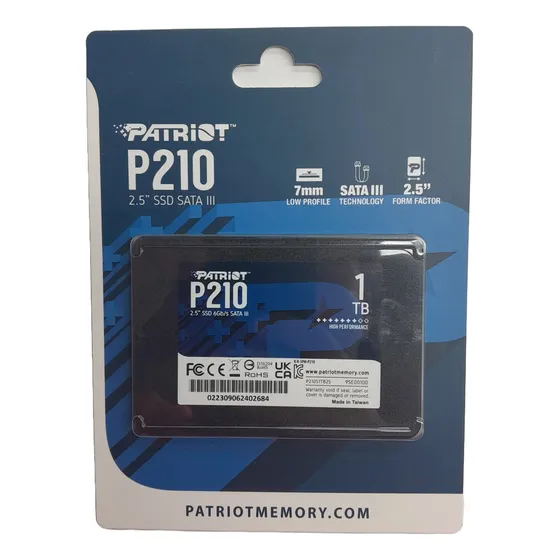 Ssd 1 Tb 2,5  Sata 3 Patriot