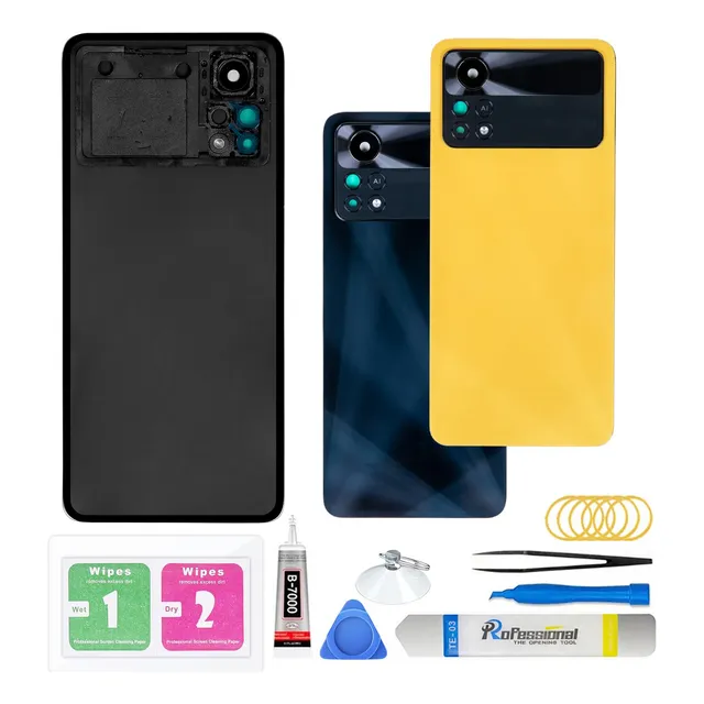 Tapa Trasera Para Xiaomi Poco X4 Pro 5g Con Cristal Cámara