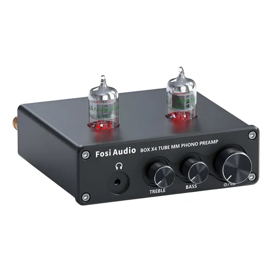 Pré-amplificador Valvulado P/ Phono C/ Controles Grave/agudo