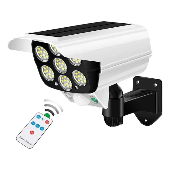 Luz Solar Con Sensor De Movimiento Y Control