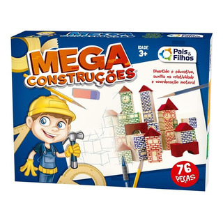 Brinquedo Megas ConstruçÔes - Em Madeira Brinquedo Megas ConstruçÔes - Em Madeira
