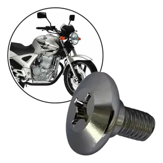 Parafuso Da Aba Do Tanque (polido) Cbx 250 Twister 4 Unidade