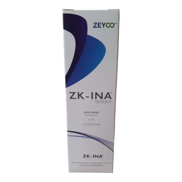K Ina Spray Lidocaína 10% Zkina Bucal Y Tópica 115ml Neutra