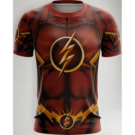 Playera Sublimada Flash Serie Tv