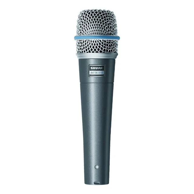 Micrófono Shure Beta 57a Dinámico Instrumentos Cardioide Color Gris
