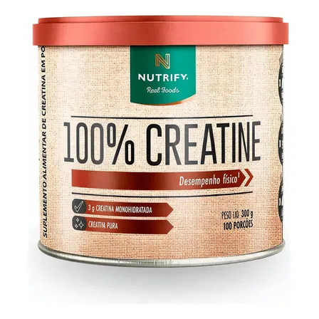 Creatina Creatine 100% Monohidratada Nutrify 300g Neutro