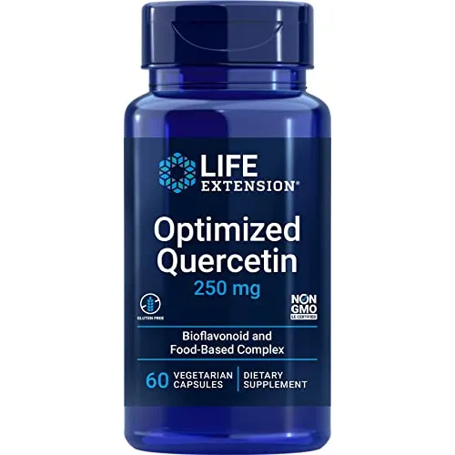 Extensión De Vida Optimizada Quercetina 250 Mg - Para W68oq