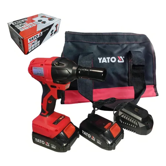 Llave Pistola Impacto Inalámbrica 18v 1/2 350nm Yato