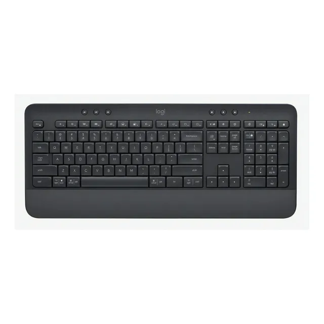 Teclado Logitech Signature K650 Inalámbrico Bluetooth 5.1 Color Del Teclado Negro Idioma Español España
