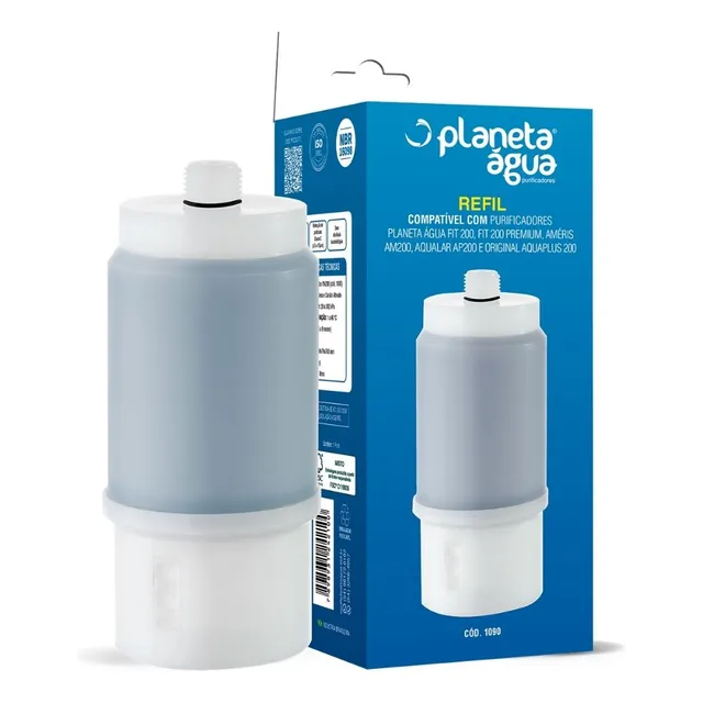 Refil Para Filtro 3m Aqualar Ap200 Planeta Água Fit 200