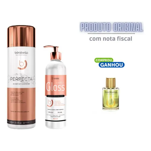 Kit Borabella Perfecta Bio Definitive + Cauter Gloss 500ml