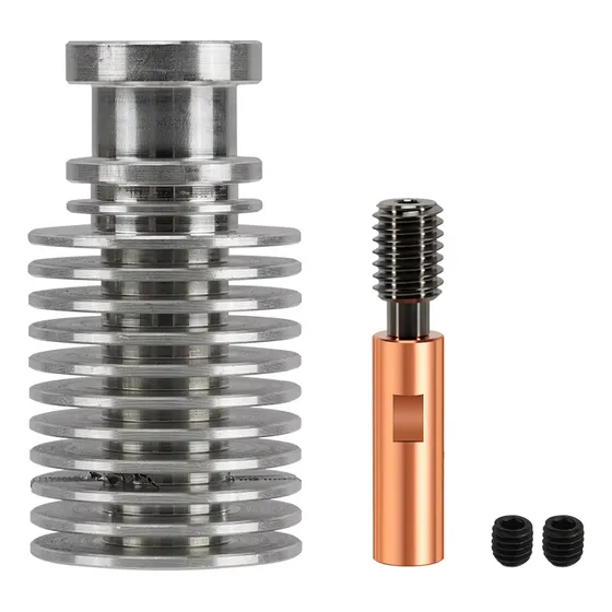 Disipador + Heatbreak E3d V6 Hotend Kingroon Kp3s/pro, Kp5l