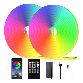 Tira De Luz Led Neon 10m App Bluetooth Rgb Flexible Ip68 Tira De Luz Led Neon 10m App Bluetooth Rgb Flexible Ip68