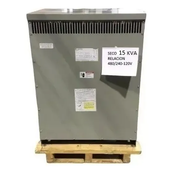 Transformador Trifasico 15 Kva 480/208-120v Seco Ge