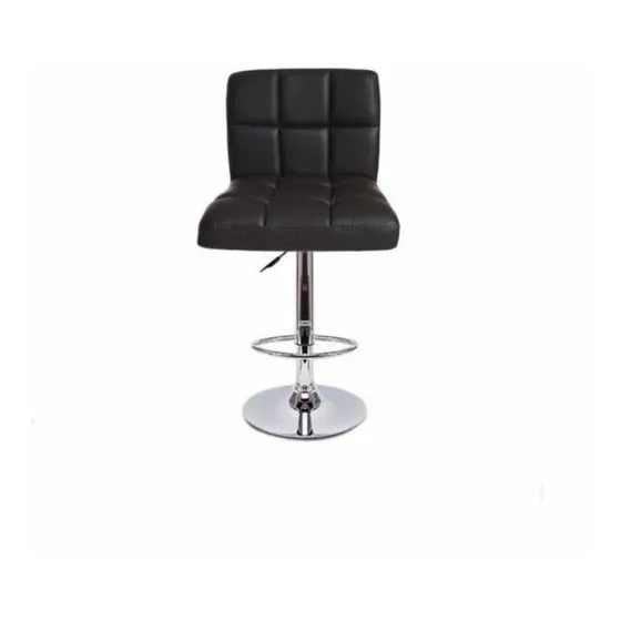 Silla Negra De Bar O Tocador Cod 354-1#