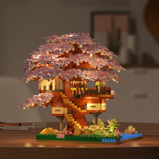 Bloques De Construcción Jihui M2108 Sakura Tree House Para N Bloques De Construcción Jihui M2108 Sakura Tree House Para N