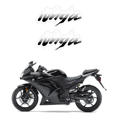 Kit Adesivos Compatível Kawasaki Ninja Branco E Roxo Nin24