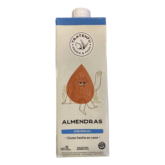 Leche De Almendras Tratenfu Original X 1l