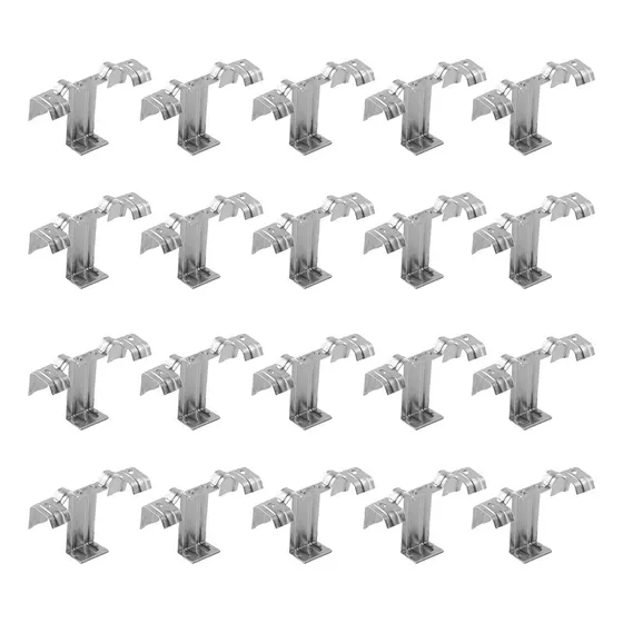 Kit De Paneles Fotovoltaicos De 20 Piezas, Guía De Agua Y Ab