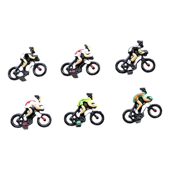 New 6x 1:87 Cenas Em Miniatura Pessoas Pessoas Pequenas