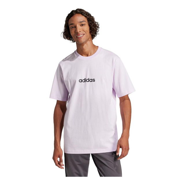 Camiseta Essentials Linear Single Jersey adidas Camiseta Essentials Linear Single Jersey adidas