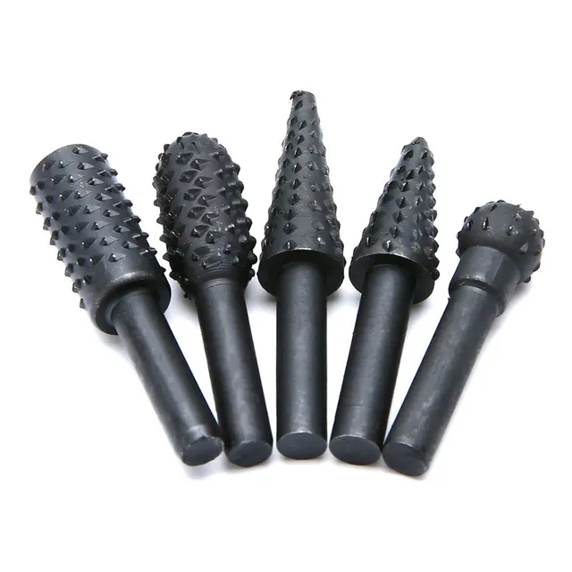 Kit 5 Fresas Gravuro Rebarba Madeira Carpintaria Obras
