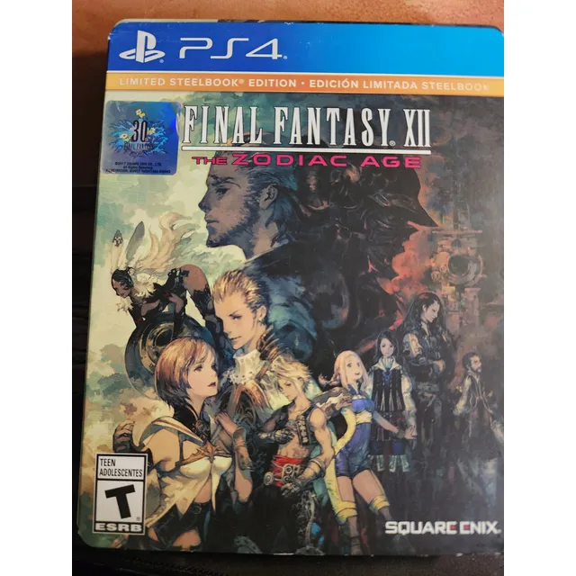 Final Fantasy Xii: The Zodiac Age Steelbook 30 Aniversario