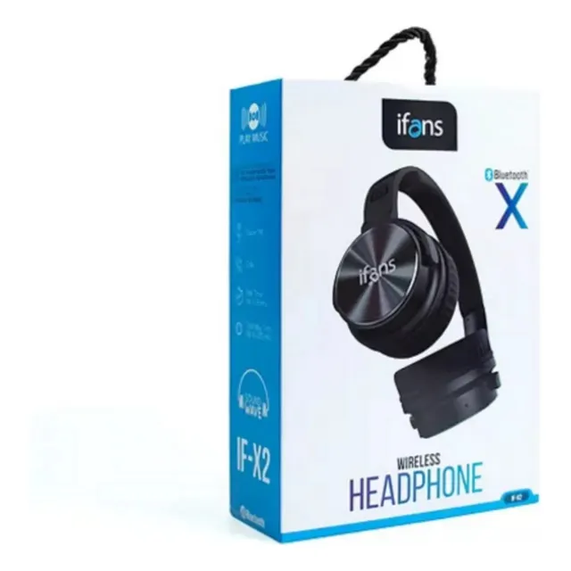 Diadema Bluetooth Recargable 8 Horas Extrabass X3 Ifans