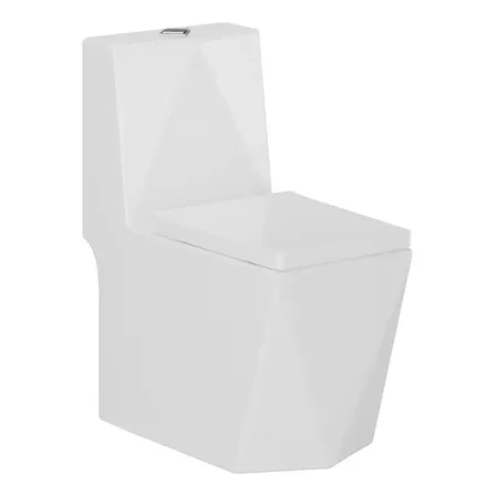 Vaso Sanitário Monobloco Completo - Caixa Acoplada Privada C Branco