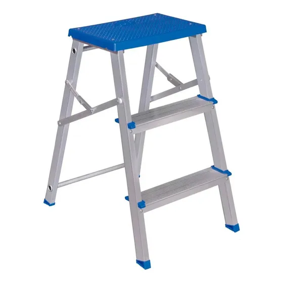 Banqueta Escalera Chica Aluminio Plegable Mor 5107