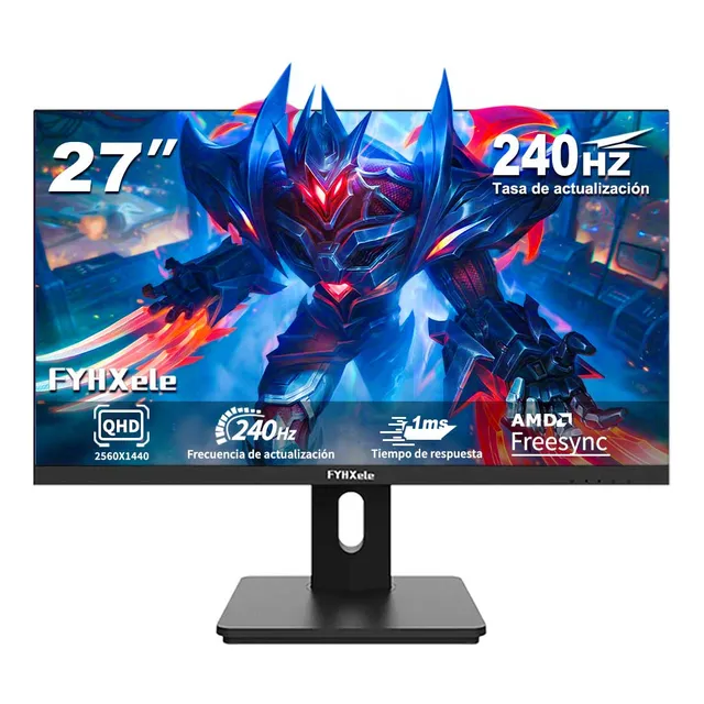 Monitor Gamer Fyhxele De 27pulgadas 2kqhd240 Hz 1ms Freesync