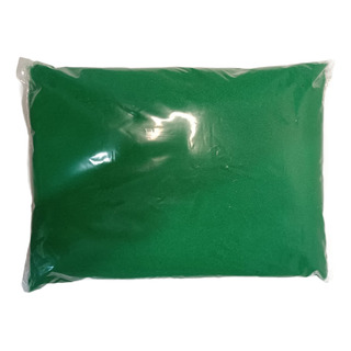 Areia Colorida Tratada Saco 5kg Verde Areia Colorida Tratada Saco 5kg Verde