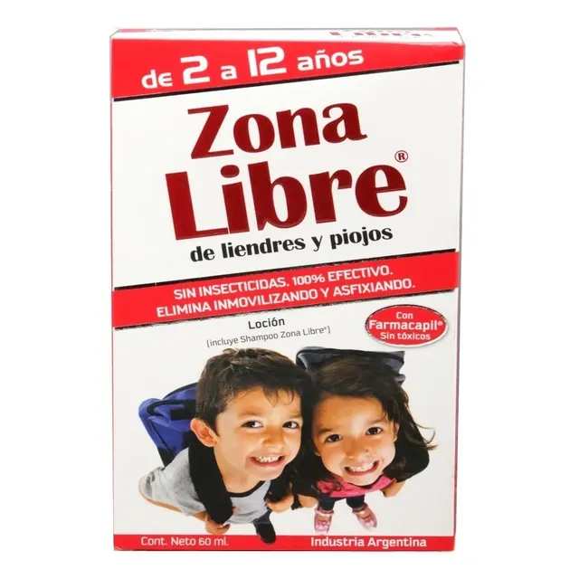 Zona Libre Loción Con Shampoo Para Liendres Y Piojos
