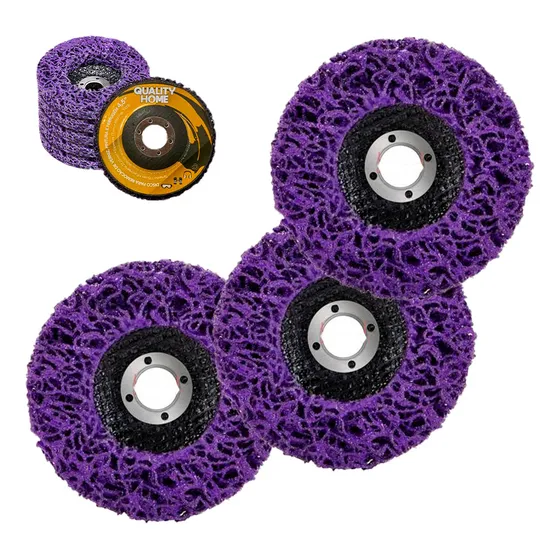 Kit 3 Strip Disc Removedor De Tintas Fundos E Vernizes 115mm x 22mm Cor Roxo