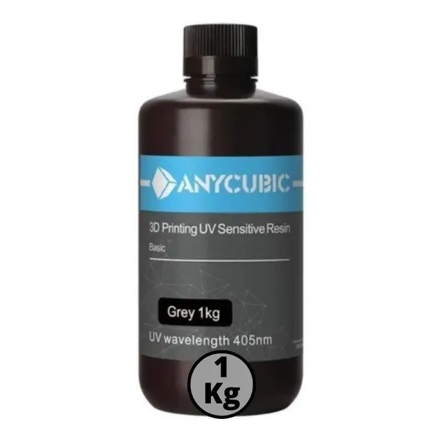 Resina Para Impresoras Anycubic 3d 1000g Gris | Resina