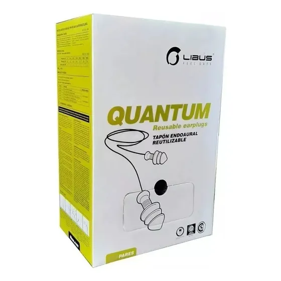 Protector Auditivo Endoaural Quantum Libus Con Cordel  X  50