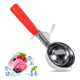 Cuchara Para Helado Con Cuchara Y Gatillo De Acero Inoxidabl Cuchara Para Helado Con Cuchara Y Gatillo De Acero Inoxidabl