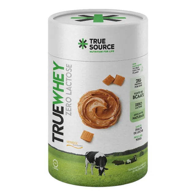 True Whey Zero Lactose + Colageno Verisol 900g True Source
