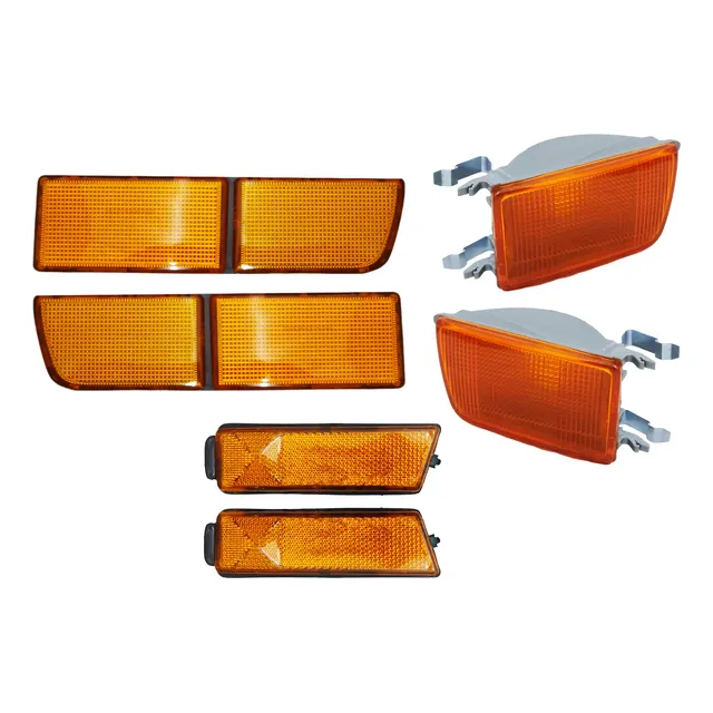 Cuartos Reflejantes Golf A3 Jetta A3 (6 Piezas) Ámbar