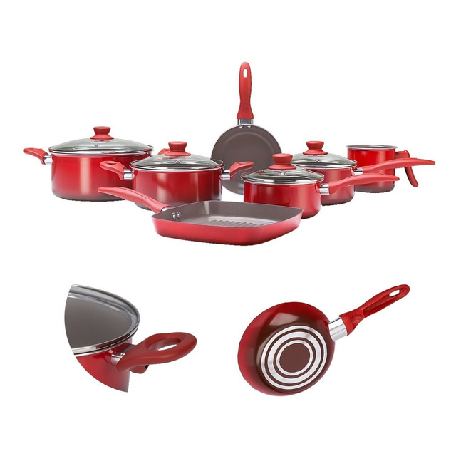 Jogo De Panelas 7 Peças Ceramic Life Easy 4789/103 Brinox Jogo De Panelas 7 Peças Ceramic Life Easy 4789/103 Brinox