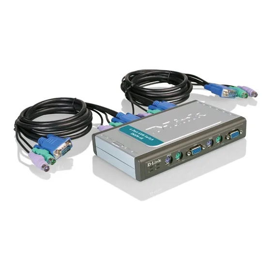 Switch Kvm De 4 Puertos D-link Dkvm-4k Green