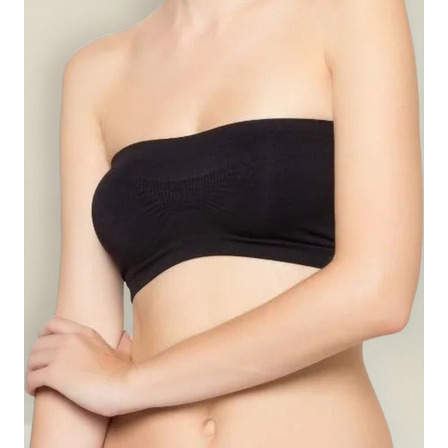 Corpiño Bandeau Aretha 923 Microfibra Sin Costura Tostado 95 Corpiño Bandeau Aretha 923 Microfibra Sin Costura Tostado 95