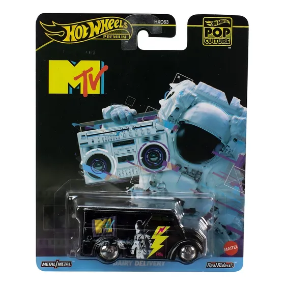 Hot Wheels Premium Mtv Dairy Delivery Color Negro