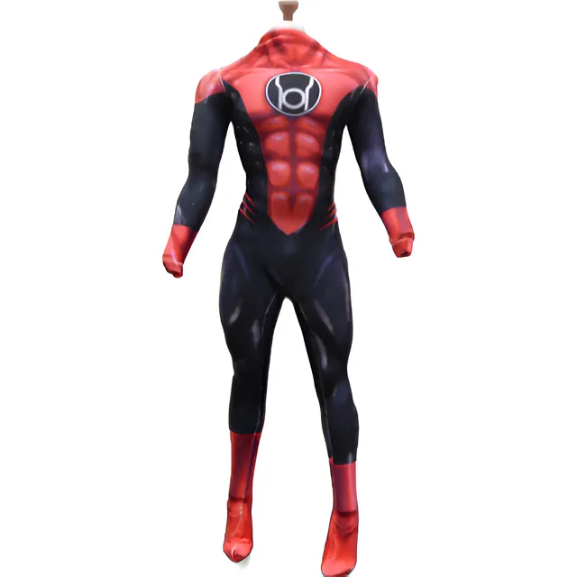 Linterna Roja Traje Para Figuras De Acción 1/6 O 30cm