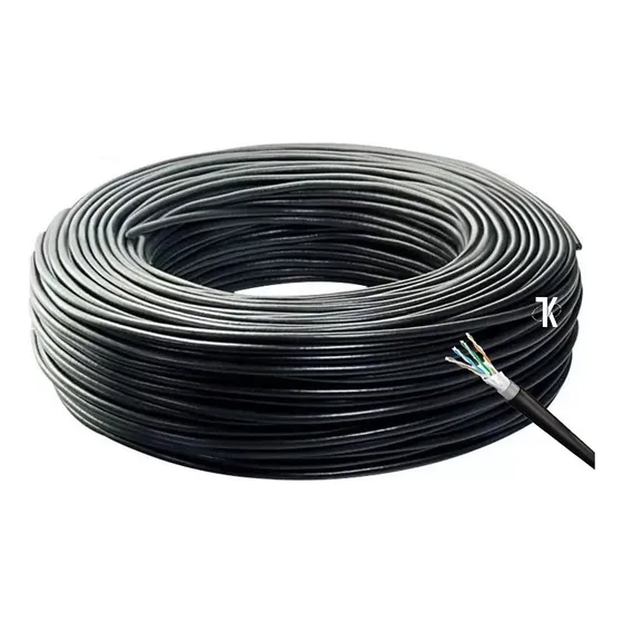 Cabo De Rede / Internet Externo Rolo C/ 100 Metros Blindado