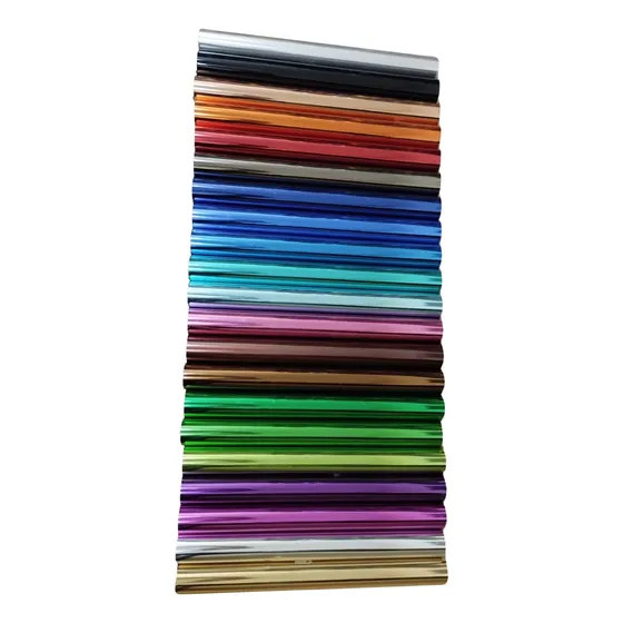 Foil Textil - Telas Colores Metalizados 6mt X 32cm