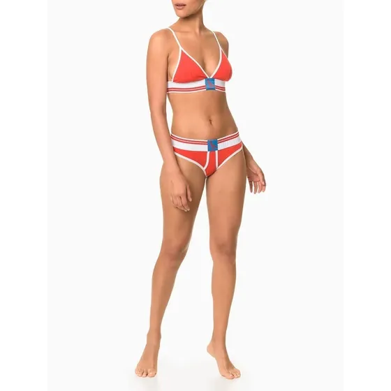 Calcinha Sutiã Calvin Klein Cotton Ck One Sock Underwear Kit