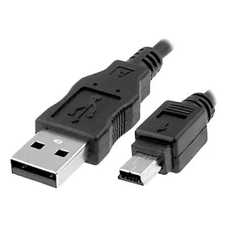 Cable Mini Usb 5 Pines V3 Carga Para Control Play Gps Camaras