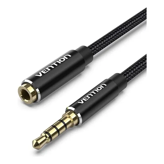 Cabo Extensor P2 P3 4 Polos Áudio 1 Metro Vention Bhcbf