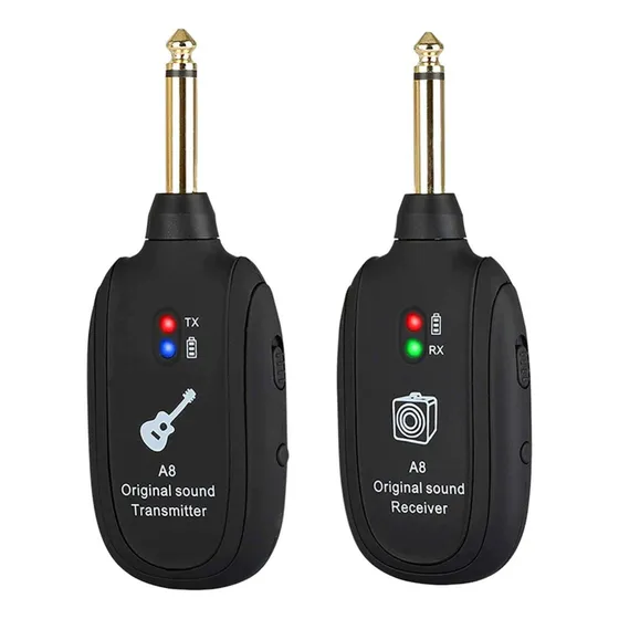Transmissor Receptor P10 Sem Fio Para Guitarra Baixo Violão